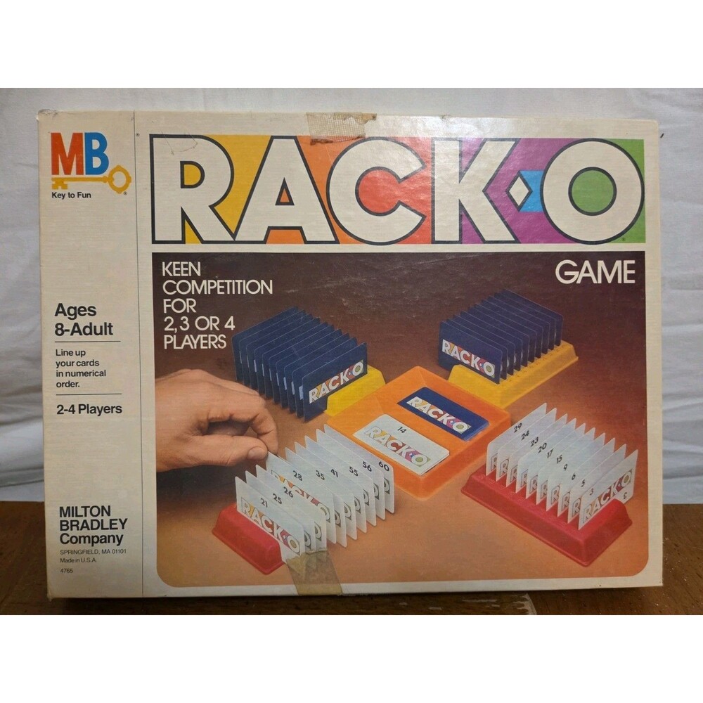 RACK-O CARD Game Milton Bradley Complete Vintage Great Condition